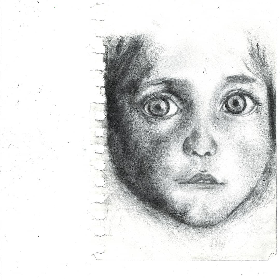 Retrato artístico a lápiz